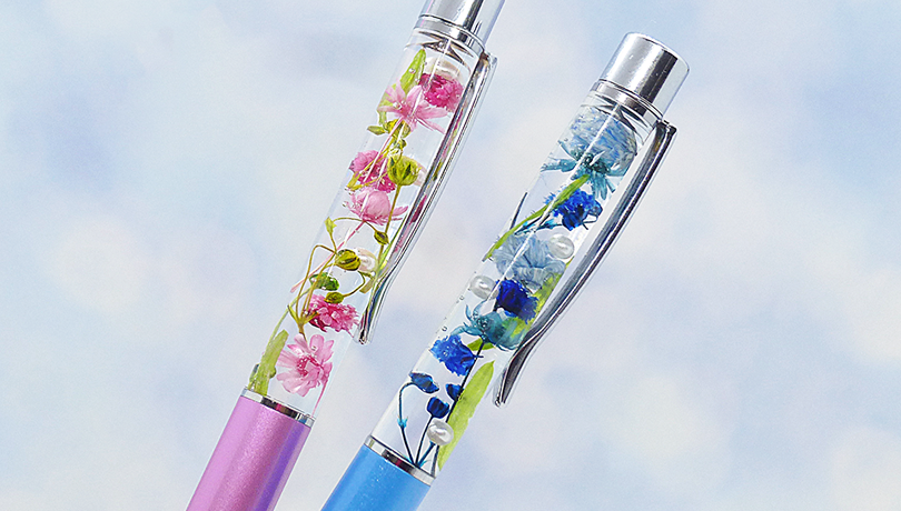 ハーバリウムボールペンの作り方 ～手元で揺れる癒やしのお花～ - は ...